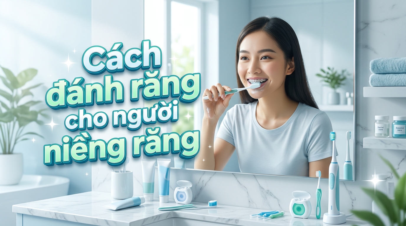 Cách đánh răng cho người niềng răng: Hướng dẫn từ A – Z