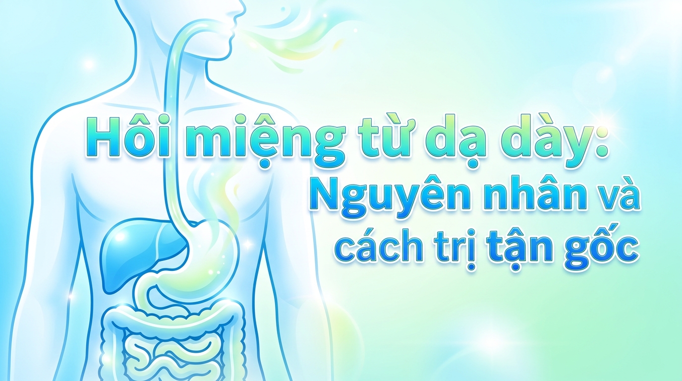 Hôi miệng từ dạ dày: Nguyên nhân và cách trị tận gốc