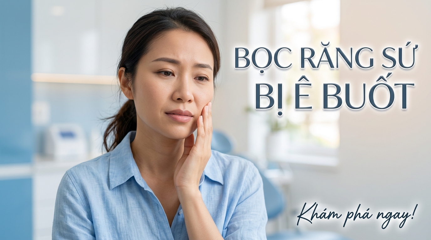 Bọc răng sứ bị ê buốt, bọc răng sứ xong có bị ê buốt không?