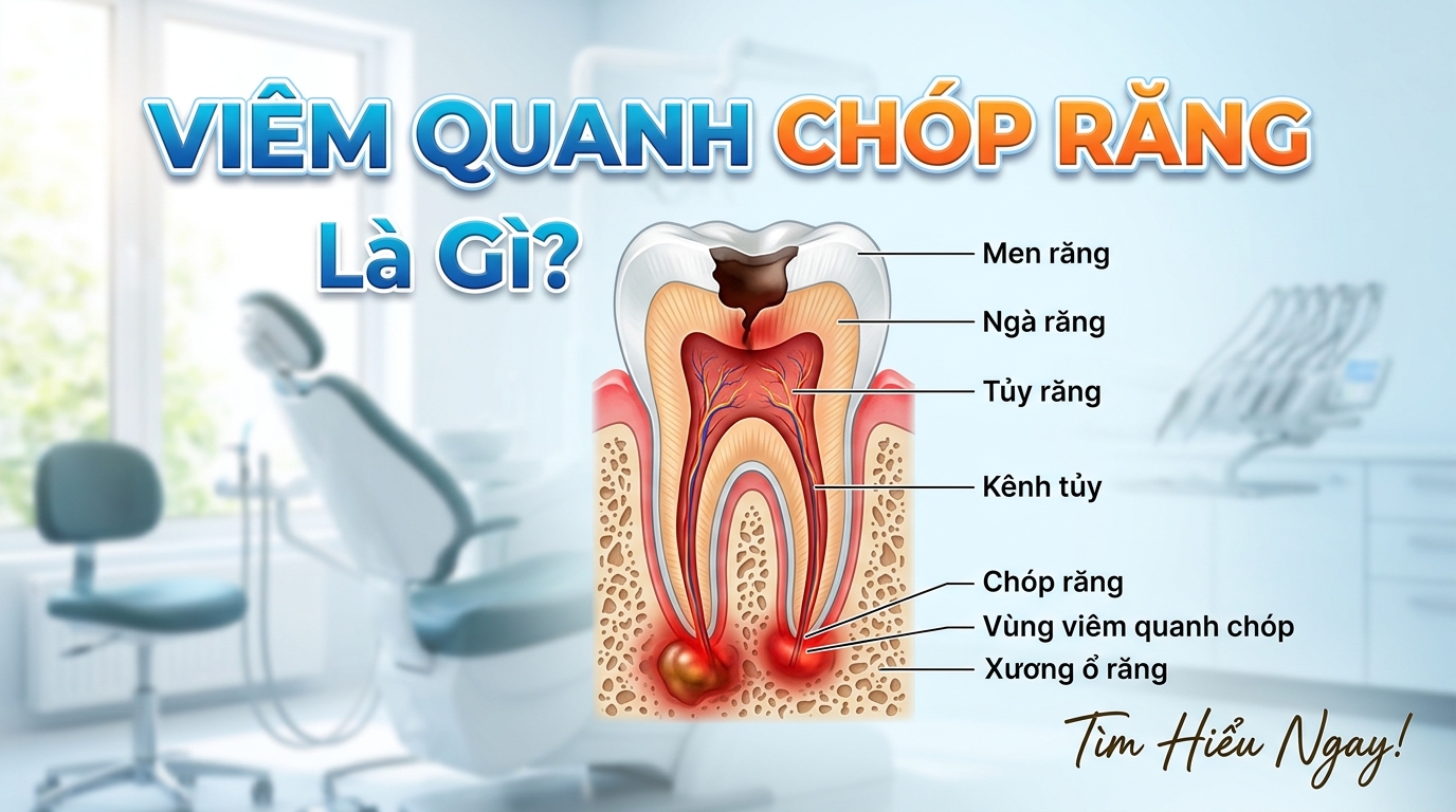 Viêm Quanh Chóp Răng Là Gì? Nguyên Nhân, và Cách Điều Trị