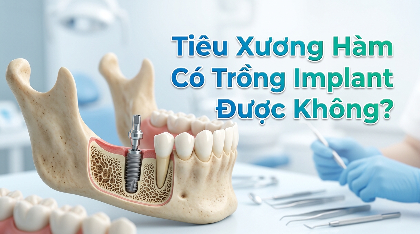 Tiêu Xương Hàm Có Trồng Implant Được Không? Giải Đáp