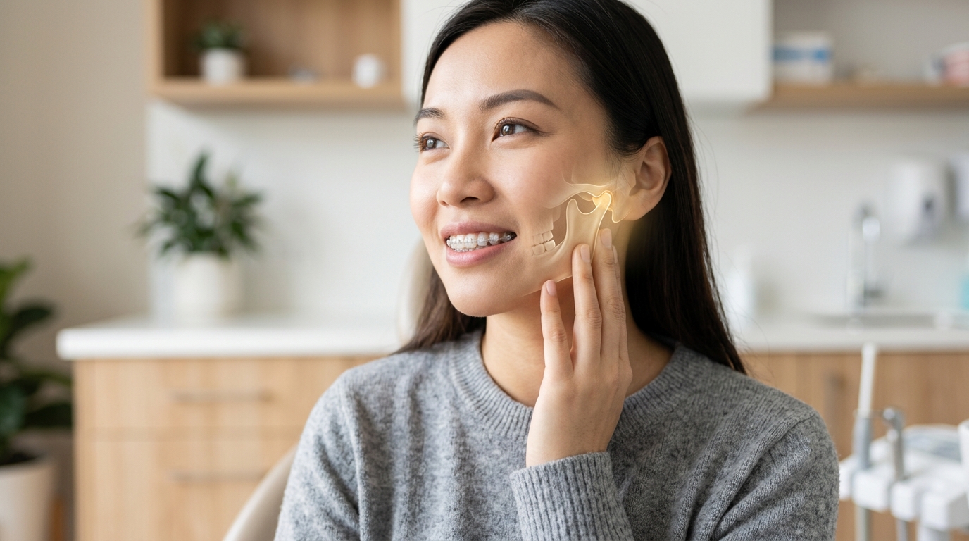 Niềng răng có chữa được viêm khớp thái dương hàm không?