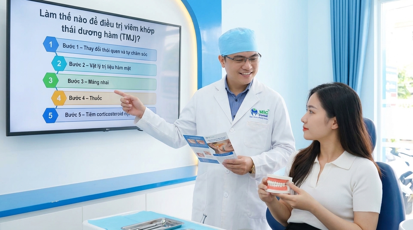 Điều trị viêm khớp thái dương hàm như thế nào?