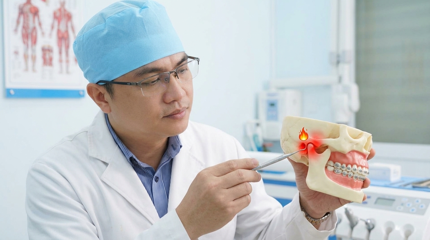 Bị viêm khớp thái dương hàm có nên niềng răng không?