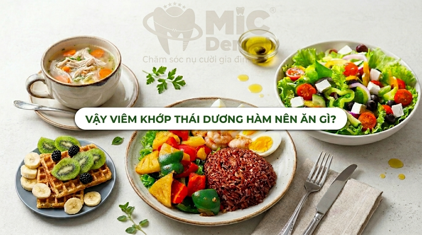 Viêm khớp thái dương hàm nên ăn gì tốt nhất?