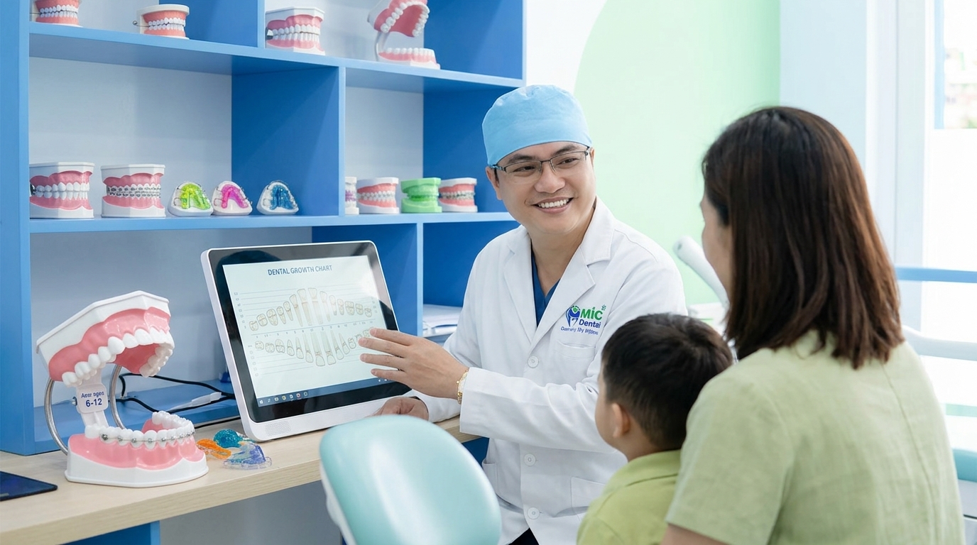 Độ tuổi vàng để niềng răng và các khí cụ can thiệp sớm