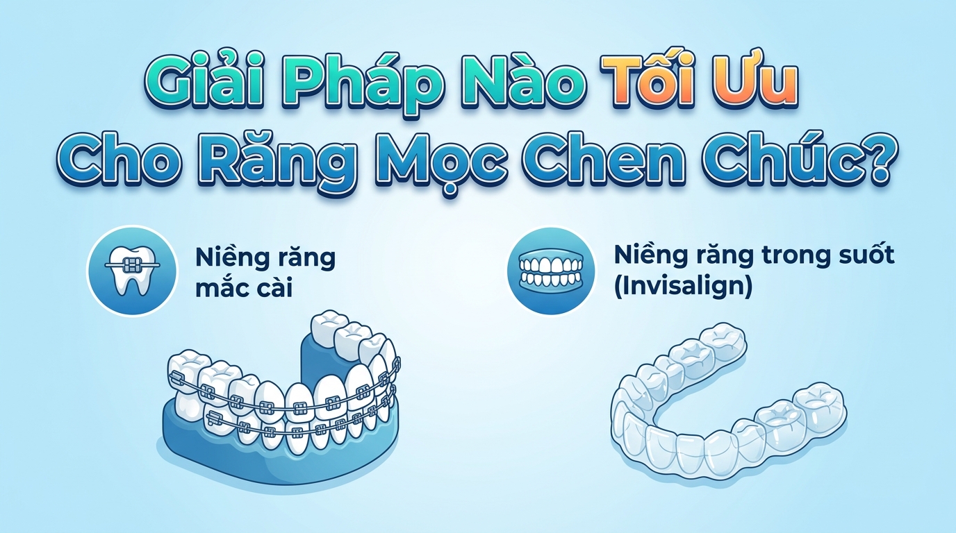 Giải Pháp Nào Tối Ưu Cho Răng Mọc Chen Chúc?