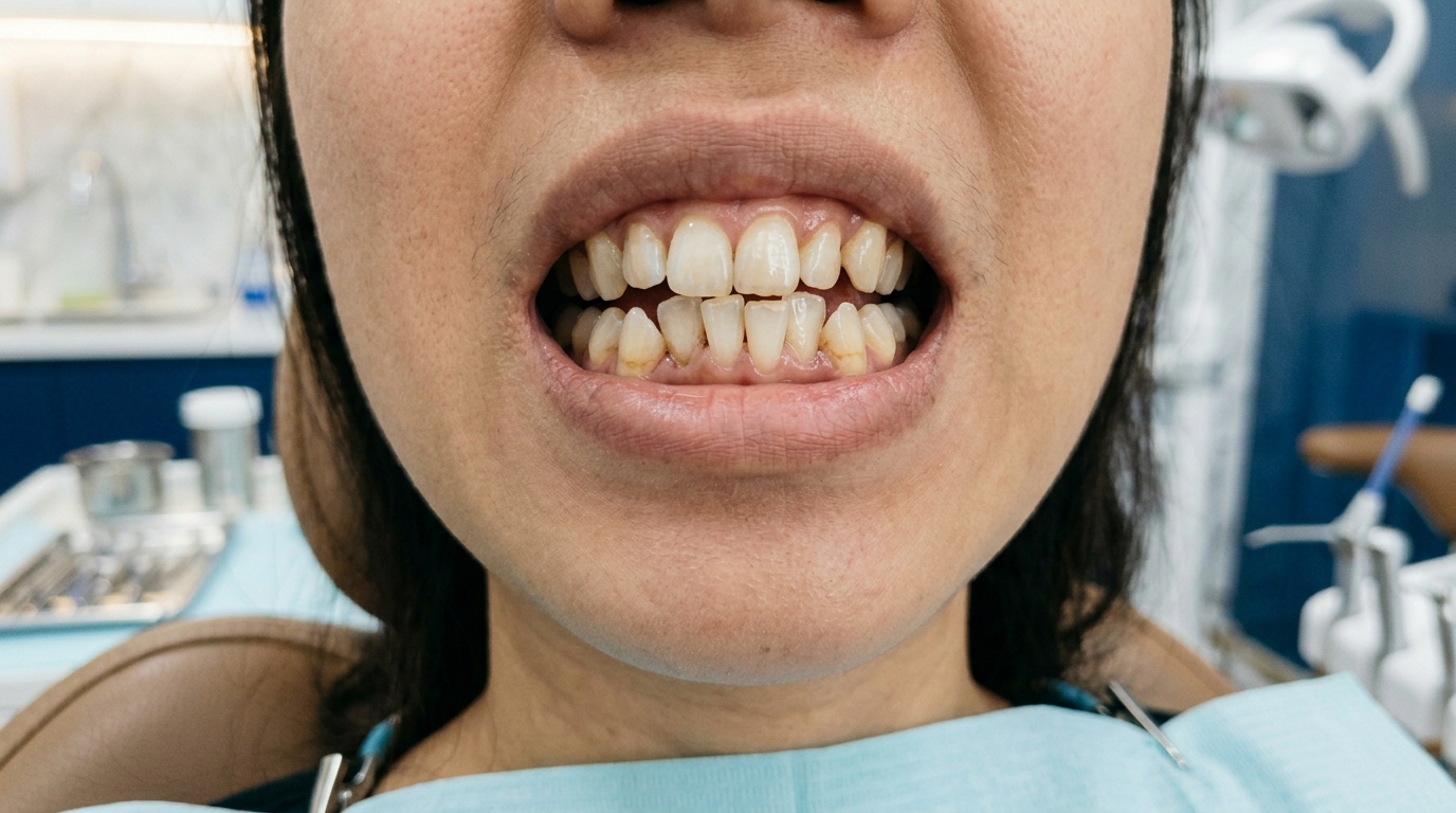 Tác Hại Khôn Lường Khi Răng Dưới Mọc Lệch Chen Chúc
