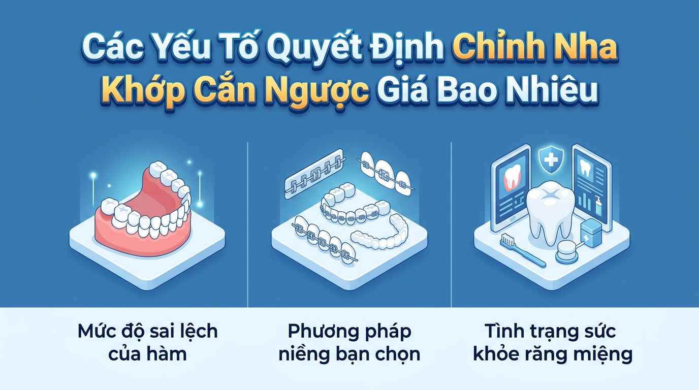 Các Yếu Tố Quyết Định Chỉnh Nha Khớp Cắn Ngược Giá Bao Nhiêu