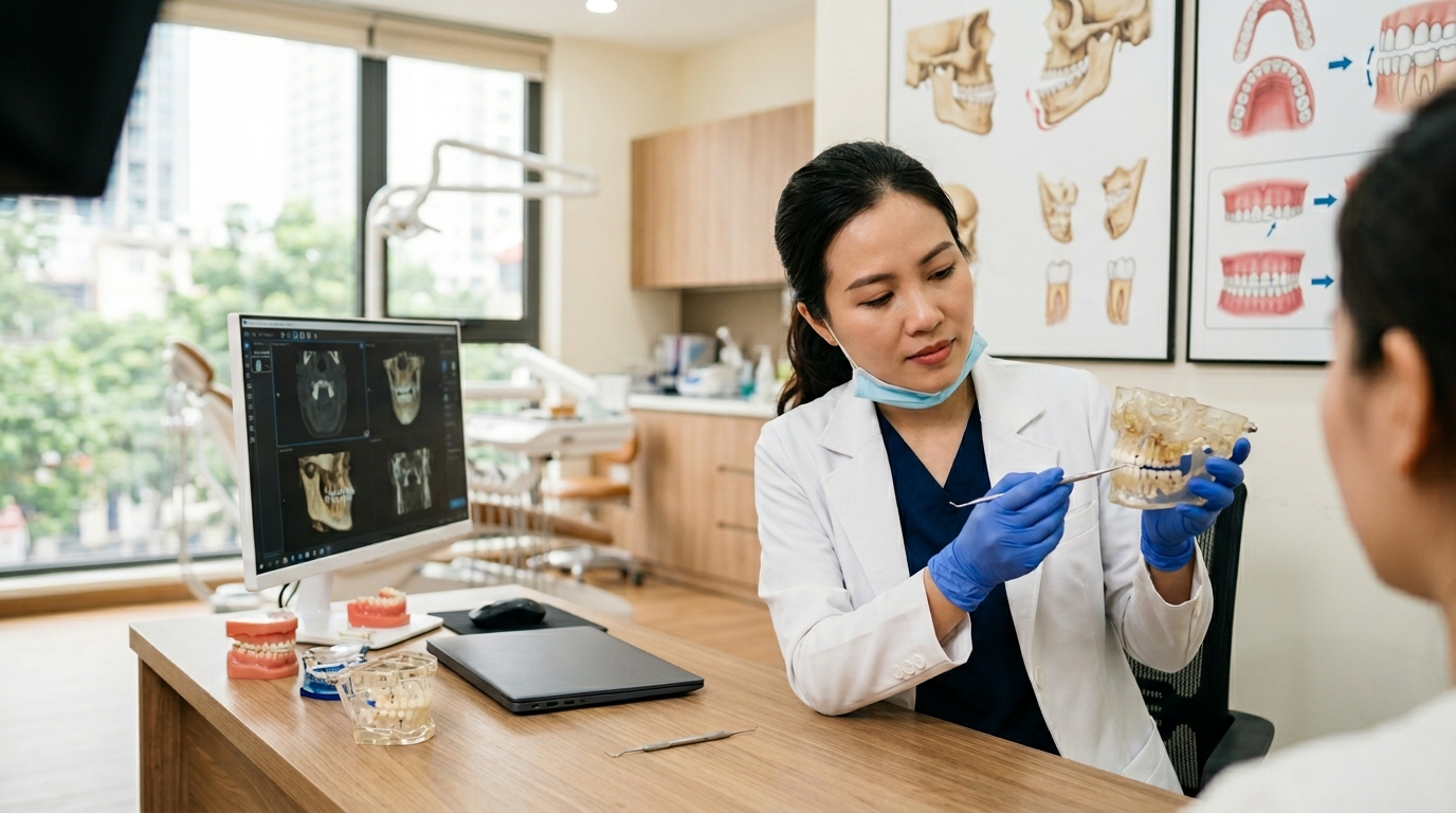 Khớp Cắn Ngược Do Xương Là Gì?