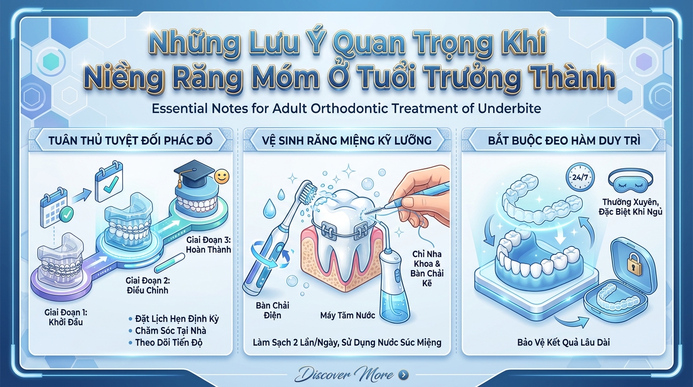 Những Lưu Ý Quan Trọng Khi Niềng Răng Móm Ở Tuổi Trưởng Thành