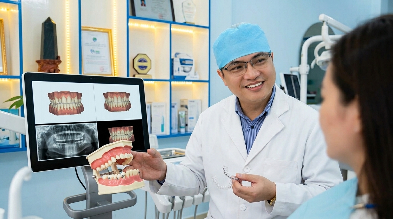 Điều Trị Răng Chen Chúc Nặng Có Phải Nhổ Răng Không?