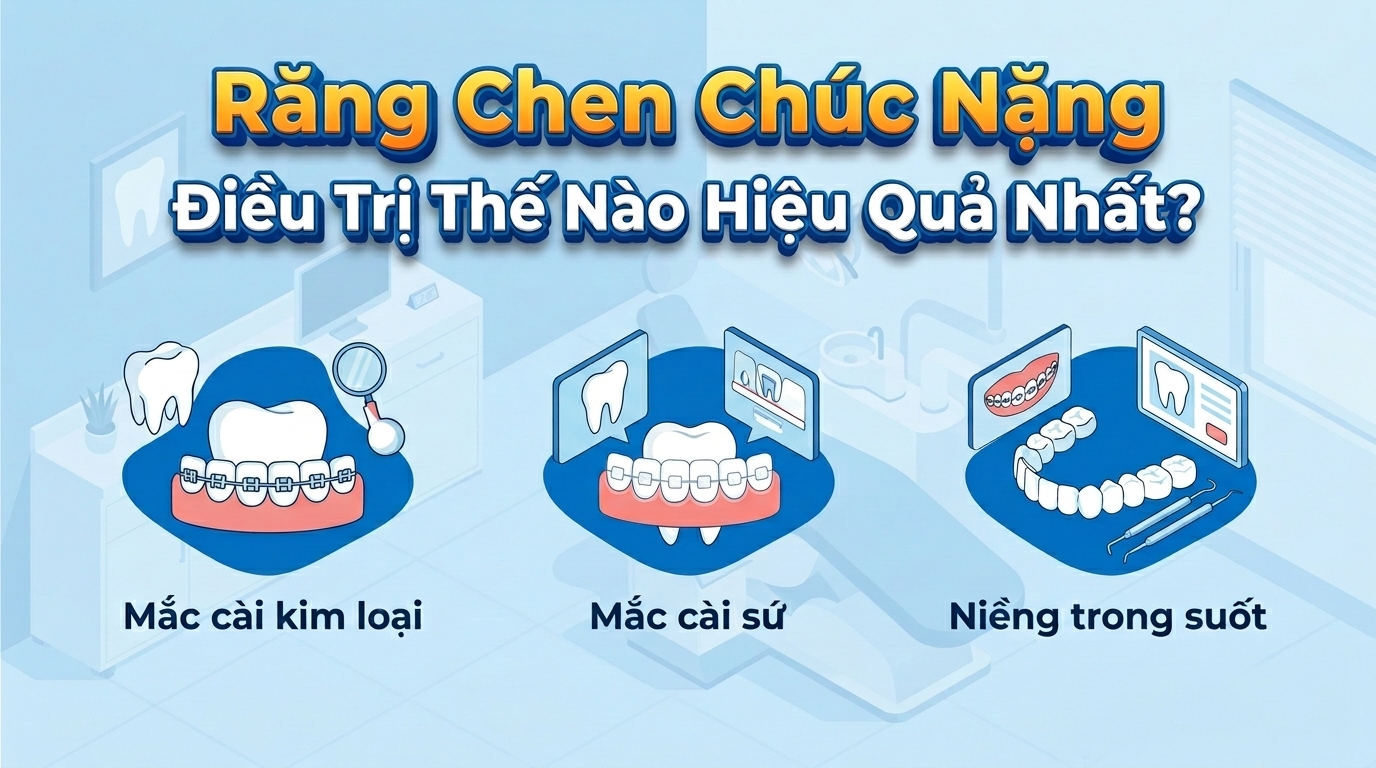 Răng Chen Chúc Nặng Điều Trị Thế Nào Hiệu Quả Nhất?