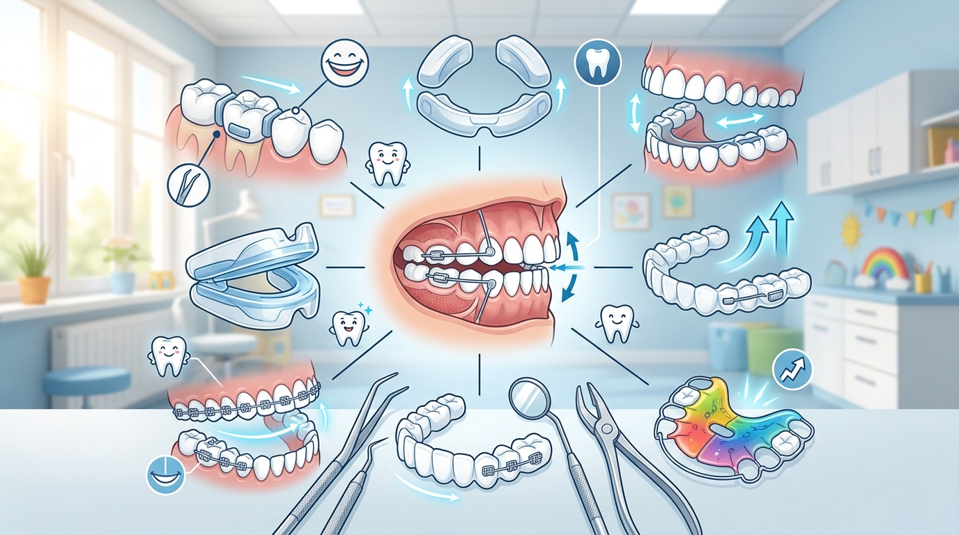 Khí Cụ Chỉnh Khớp Cắn Sâu Ở Trẻ Em Thường Dùng Hiện Nay
