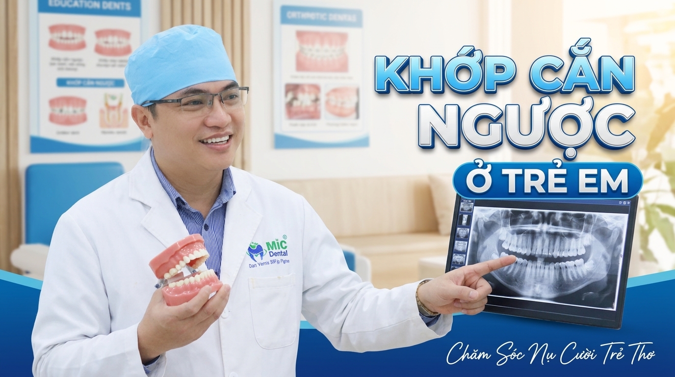 Khớp Cắn Ngược Ở Trẻ Em: Dấu Hiệu Và Cách Điều Trị