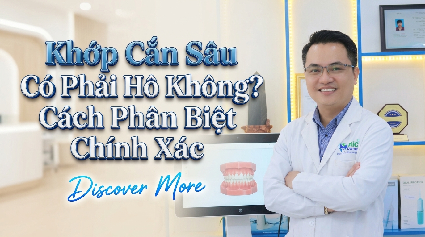 Khớp Cắn Sâu Có Phải Hô Không? Cách Phân Biệt Chính Xác
