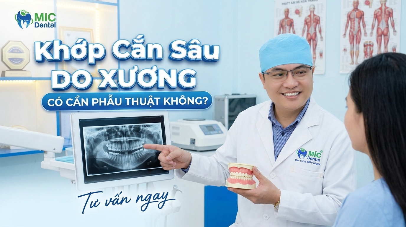 Khớp Cắn Sâu Do Xương Có Cần Phẫu Thuật Không?