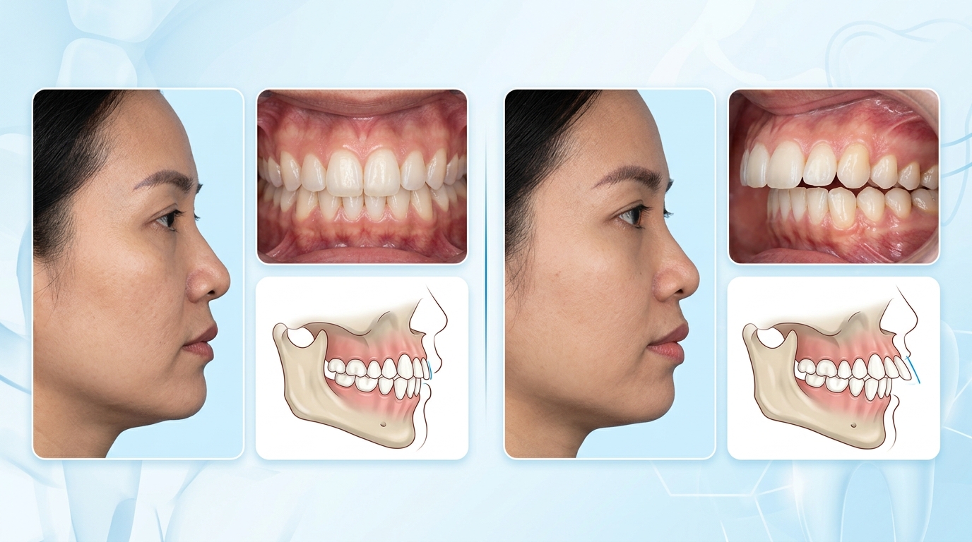 Những Tiêu Chí Phân Biệt Khớp Cắn Sâu Và Hô