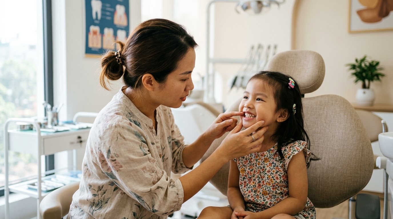 Phụ Huynh Cần Lưu Ý Gì Khi Theo Dõi Khớp Cắn Ngược Răng Sữa?