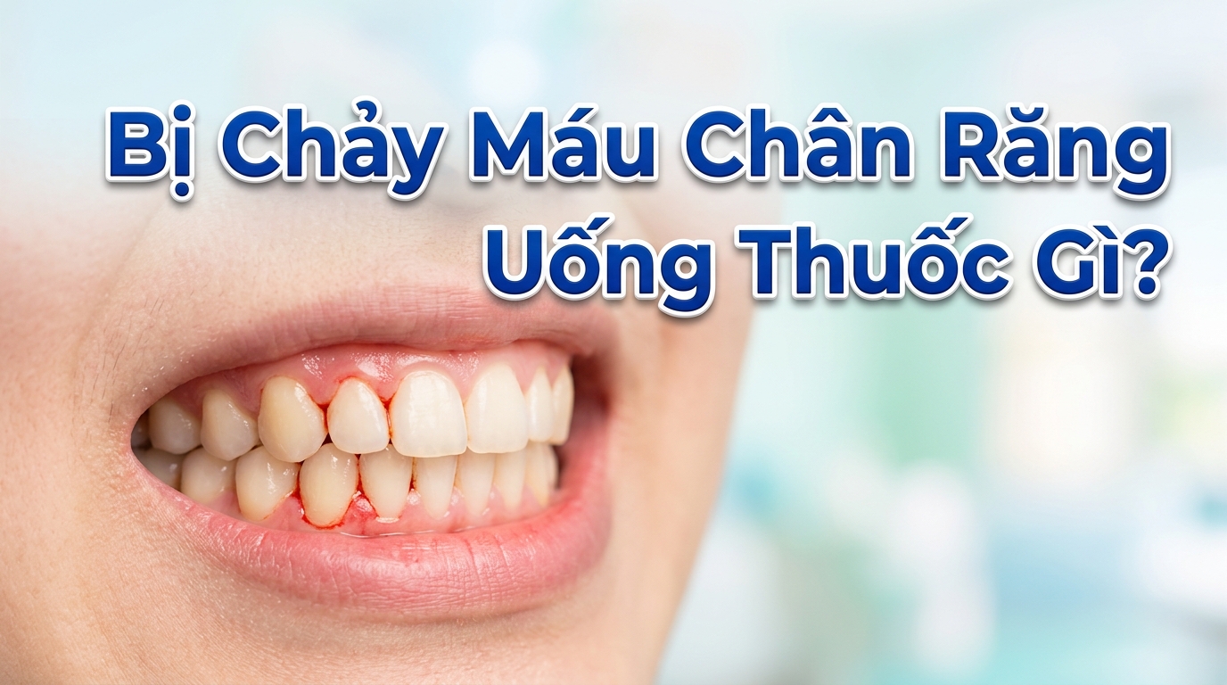 Bị Chảy Máu Chân Răng Uống Thuốc Gì? Giải Pháp Cầm Máu Nhanh