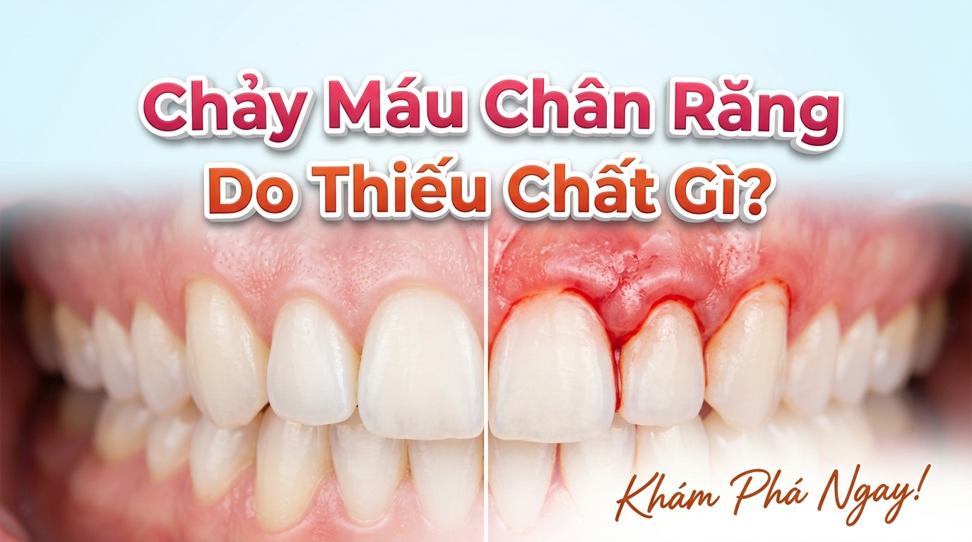 Chảy Máu Chân Răng Do Thiếu Chất Gì? Thiếu Vitamin Nào?