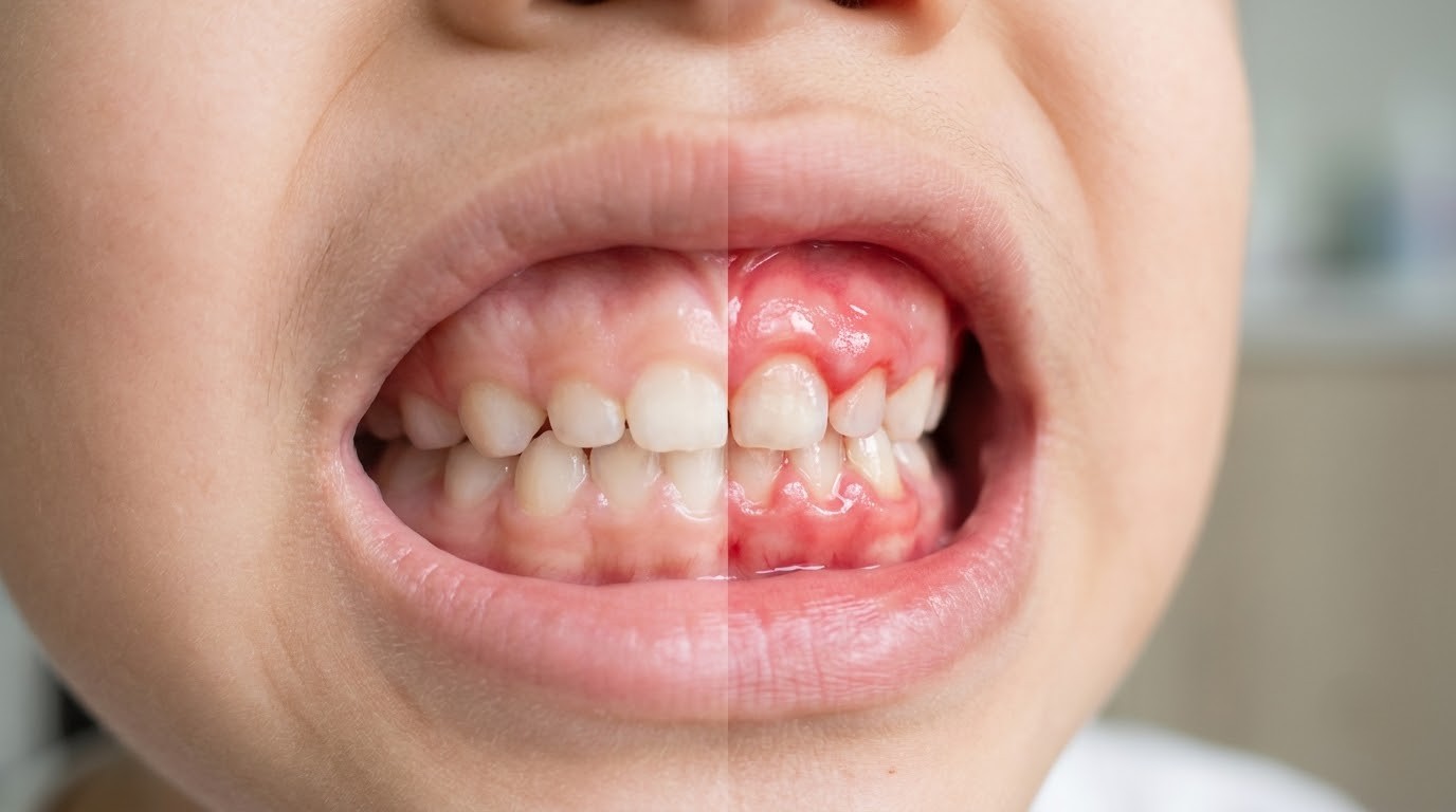 Sưng Nướu Ở Trẻ Em Là Gì?