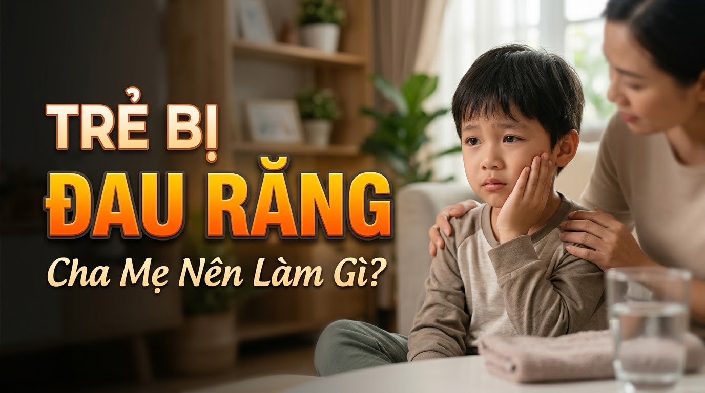 Trẻ Bị Đau Răng: Cha Mẹ Nên Làm Gì?