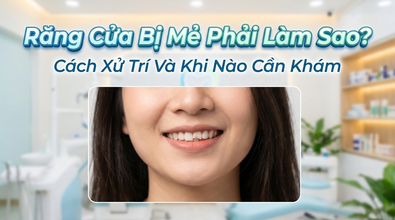 Răng Cửa Bị Mẻ Phải Làm Sao? Cách Xử Trí Và Khi Nào Cần Khám